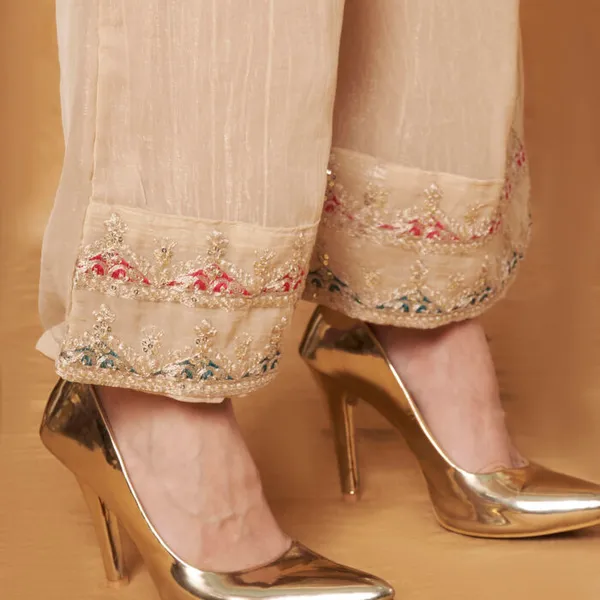 Cream_Polyester_Zari_Embroidered_Suit_Set_For_Women