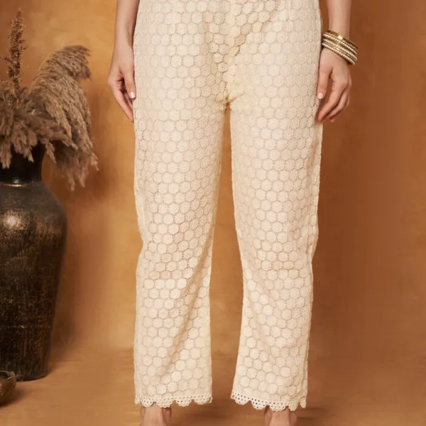 Cream_Cotton_Crochet_Embroidered_Co-Ord_Set_For_Women