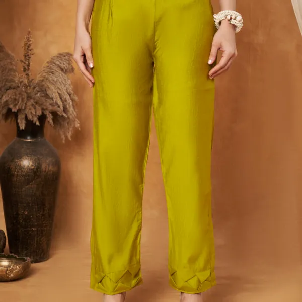Lime_Green_Cotton_And_Polyester_Balloon_Sleeve_Embroidered_Co-Ord_Set_For_Women