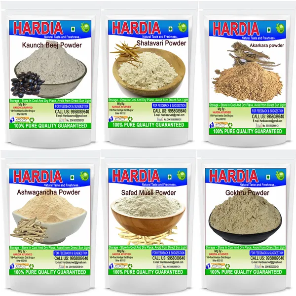 Pack_Of_6_Hardia_Akarkara_gokhru_safed_musli_shatavari_kaunch_beej_ashwagandha__combo_pack