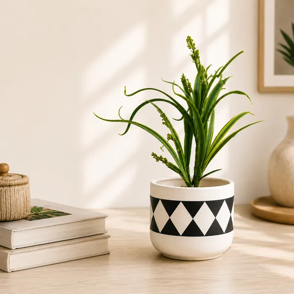 Terracotta_Geometric_Diamond_Pattern_White_Decorative_Planter