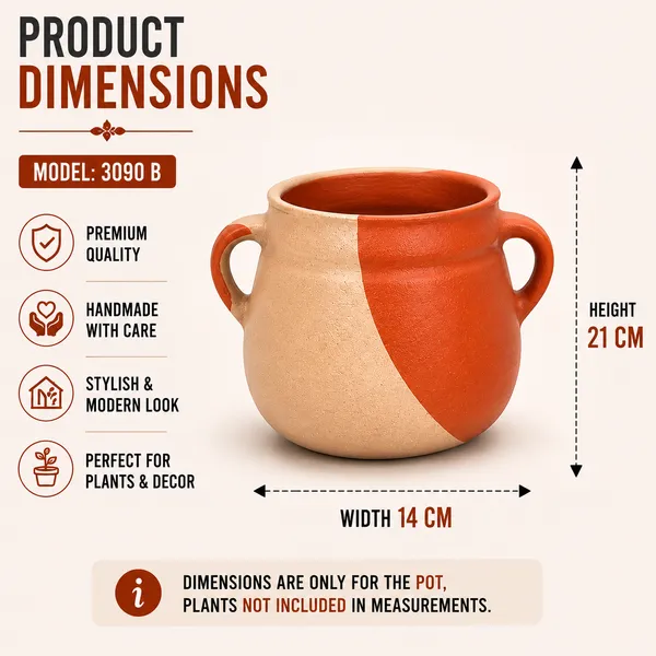 Terracotta_Indoor_Dual_Tone_Handled_Planter_Pot