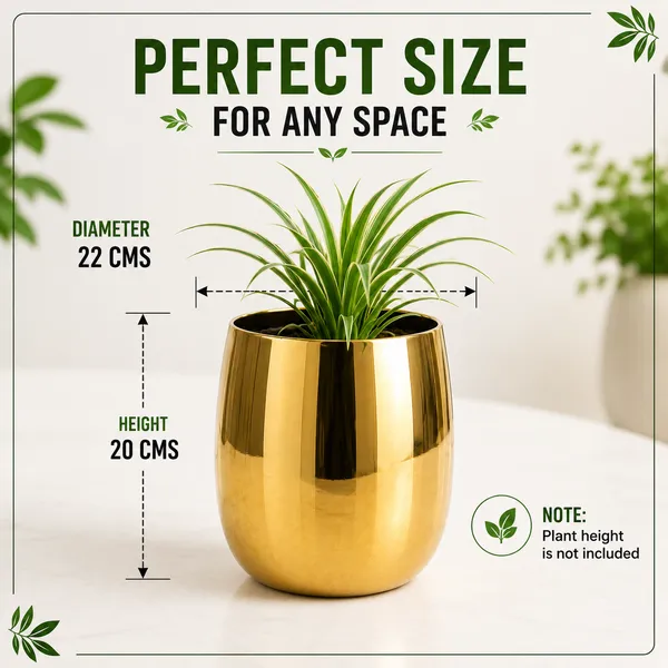 Iron_Indoor_Gold_Round_Planter_Pot