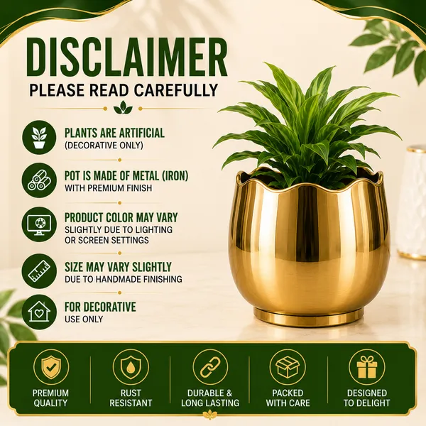 Iron_Decorative_Scalloped_Rim_Gold_Planter_Pot