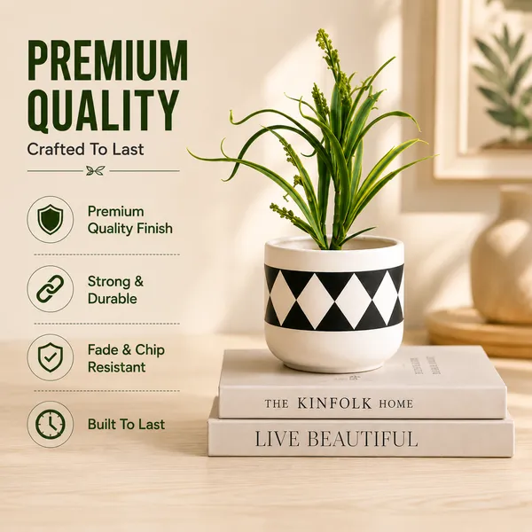 Terracotta_Geometric_Diamond_Pattern_White_Decorative_Planter