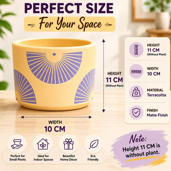 Terracotta_Indoor_Yellow_Sunburst_Pattern_Planter_Pot