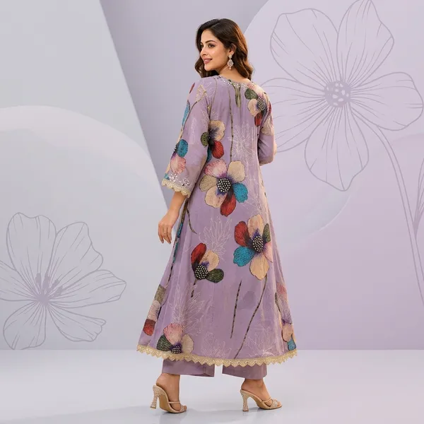 Lavender_Crepe_Mirror_Work_A_Line_Dress_For_Women