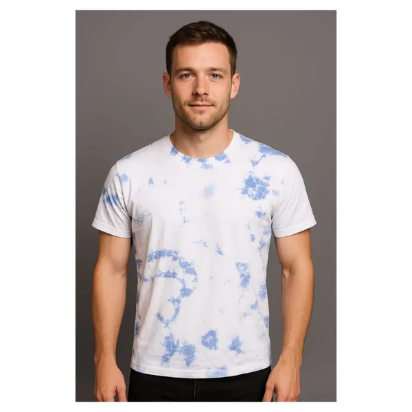 Blue_Pure_Cotton_Tshirt_For_Men