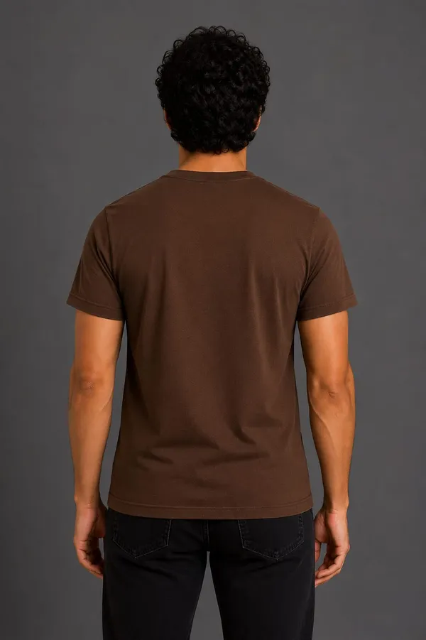 Coffee_Pure_Cotton_Round_Neck_Tshirt_for_Mens