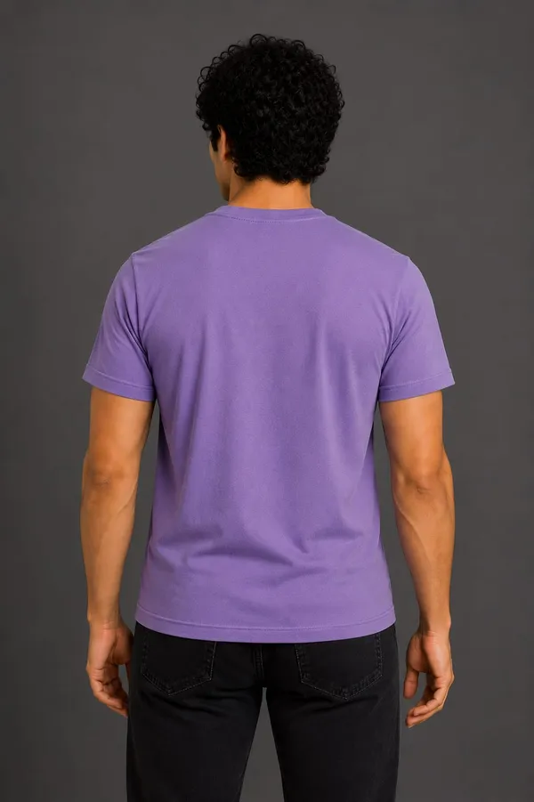 Lavender_Pure_Cotton_Round_Neck_Tshirt_for_Mens