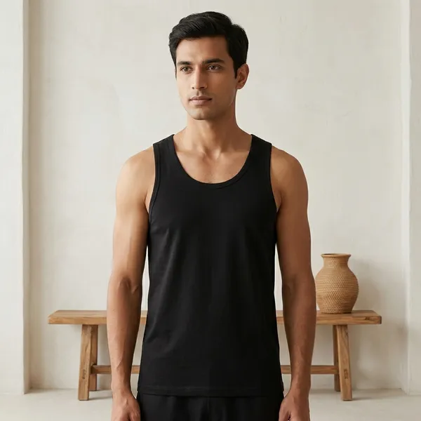 Black_Pure_Cotton_Sando,_Vest_For_Men
