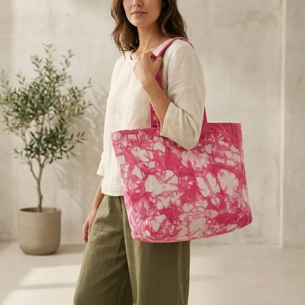 Pink_Pure_Cotton_Tote_Bags_For_Women