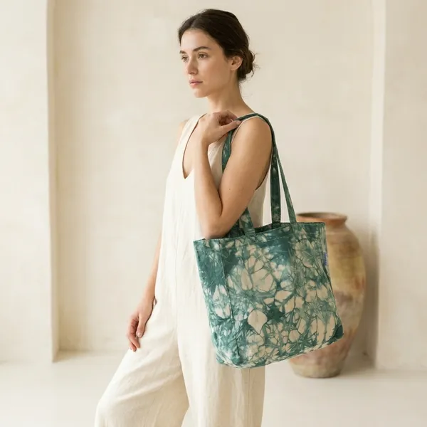 Green_Pure_Cotton_Tote_Bags_For_Women