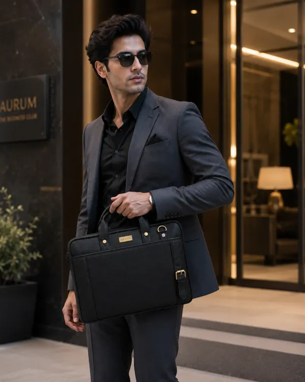 AKAVA_Natural_Leather_Corporate_Executive_Laptop_Bag_with_Buckle_loop