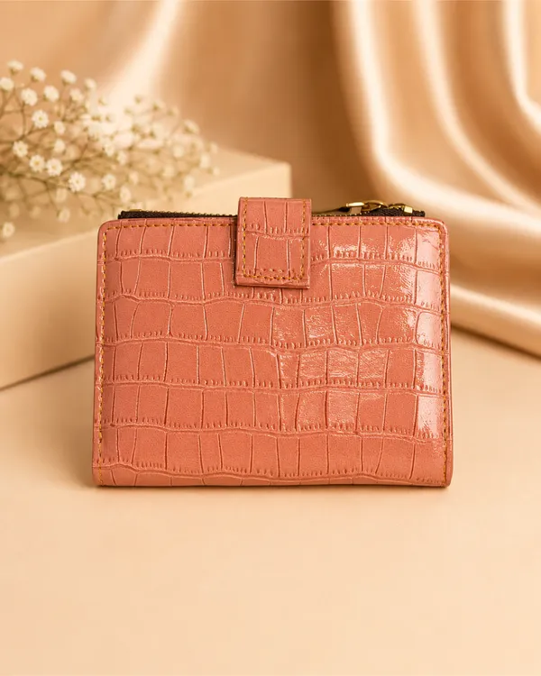 AKAVA_Vegan_Leather_Women's_Glossy_Wallet_with_botton_closure