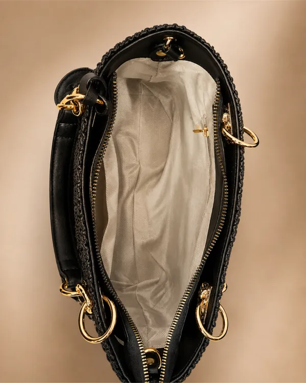 AKAVA_Bellezza_Weave_Satchel_-_Charcoal