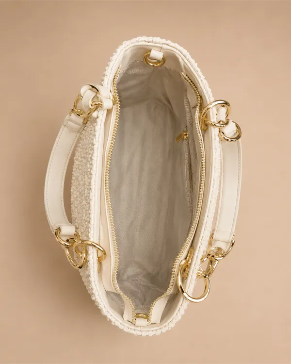 AKAVA_Bellezza_Weave_Satchel_-_Snow_White