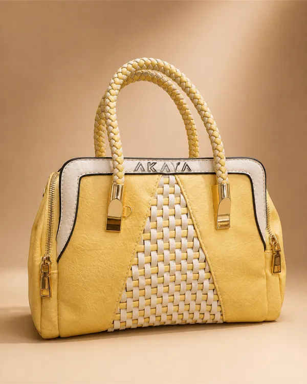 AKAVA_Milen_Weave_Satchel_-_Mustard_Yellow