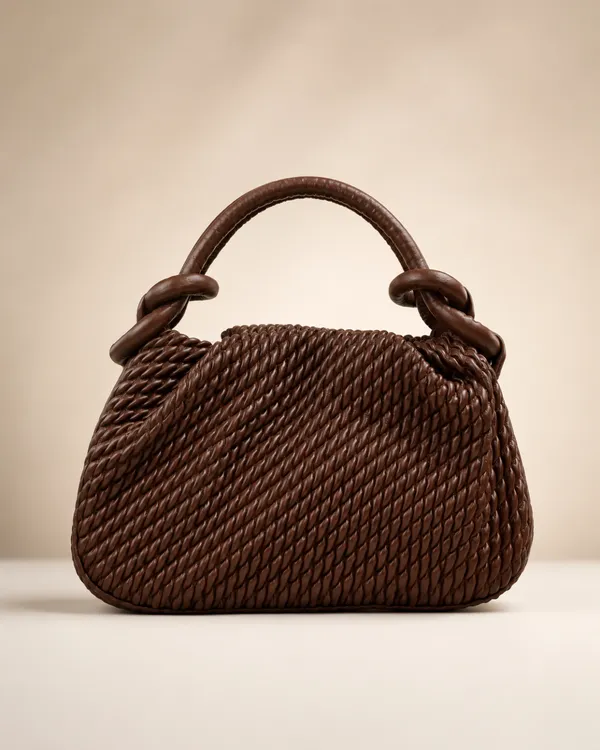 AKAVA_Plaid_Fashion_Shoulder_Bag_Brown