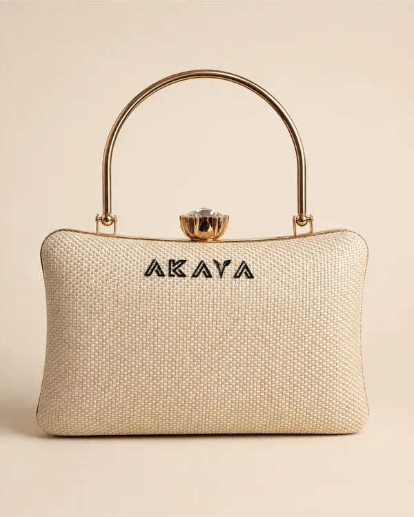 AKAVA_Royale_Bridal_Clutch_-_Snow_White