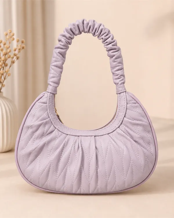 AKAVA_Ruched_Hobo_Bag_Muted_Lavender