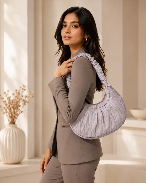 AKAVA_Ruched_Hobo_Bag_Muted_Lavender