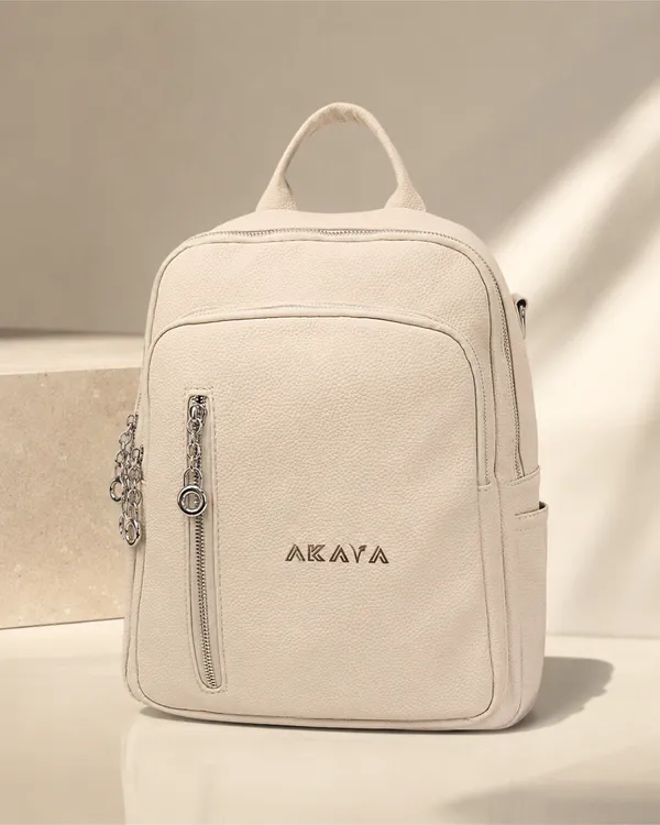 AKAVA_Signature_Backpack_-_Ivory