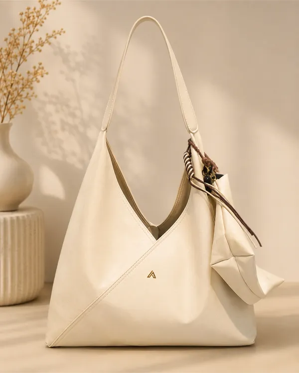 AKAVA_Splicing_Underarm_Bag_with_Pendant