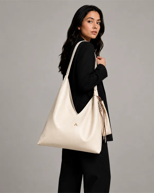 AKAVA_Splicing_Underarm_Bag_with_Pendant