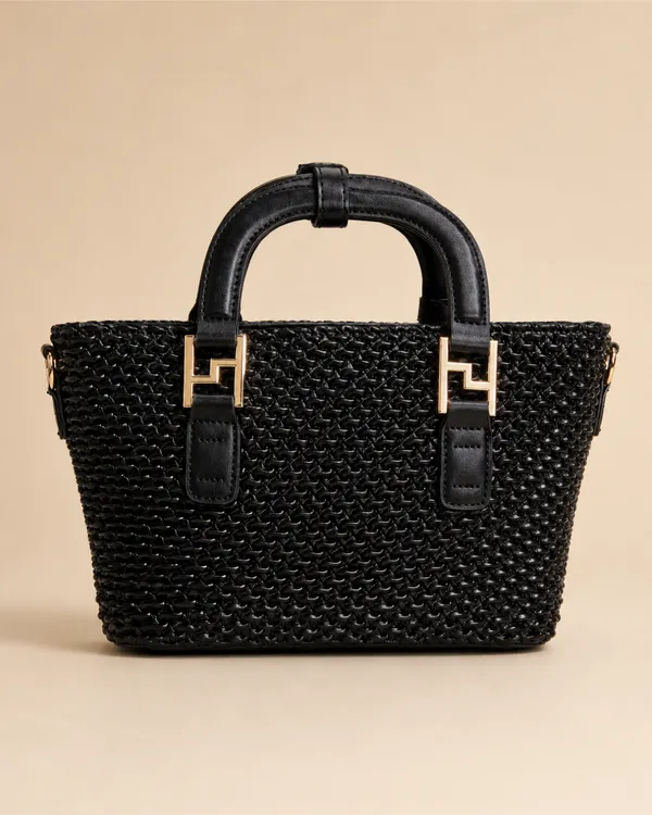 AKAVA_Verona_Weave_Satchel_-_Charcoal