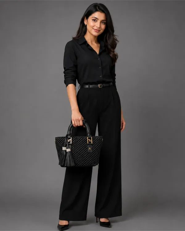 AKAVA_Verona_Weave_Satchel_-_Charcoal
