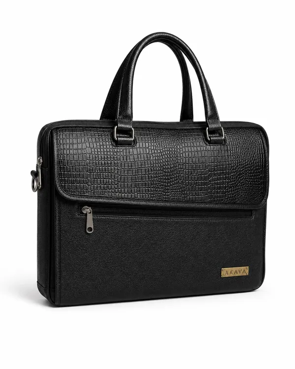 AKAVA_Natural_Leather_Double_Pocket_Executive_Laptop_Bag