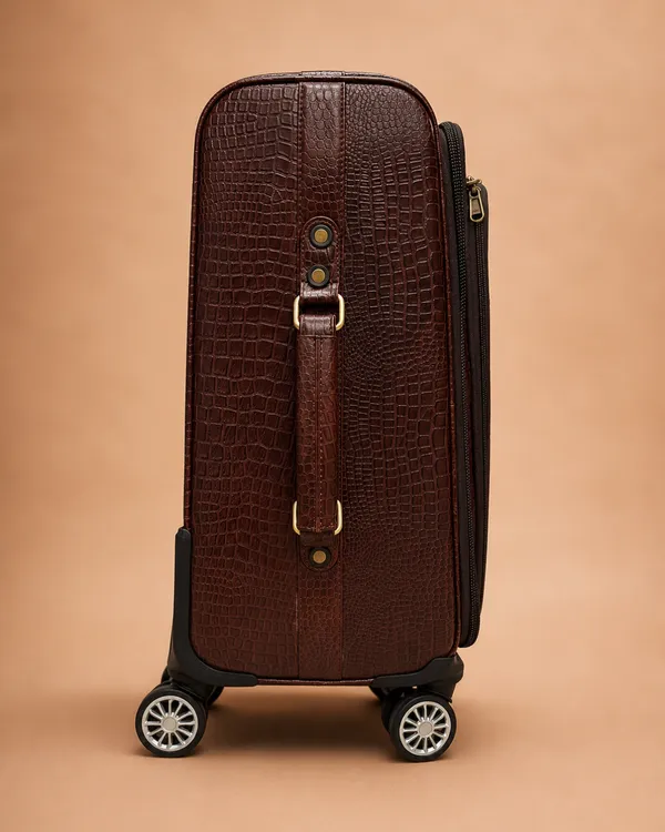 AKAVA_Natural_Leather_Corporate_Trolley_Bag_with_Double_Handles