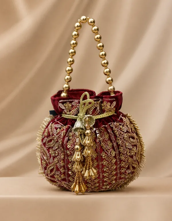 MAUZZEI_Bloom_Potli-_Maroon