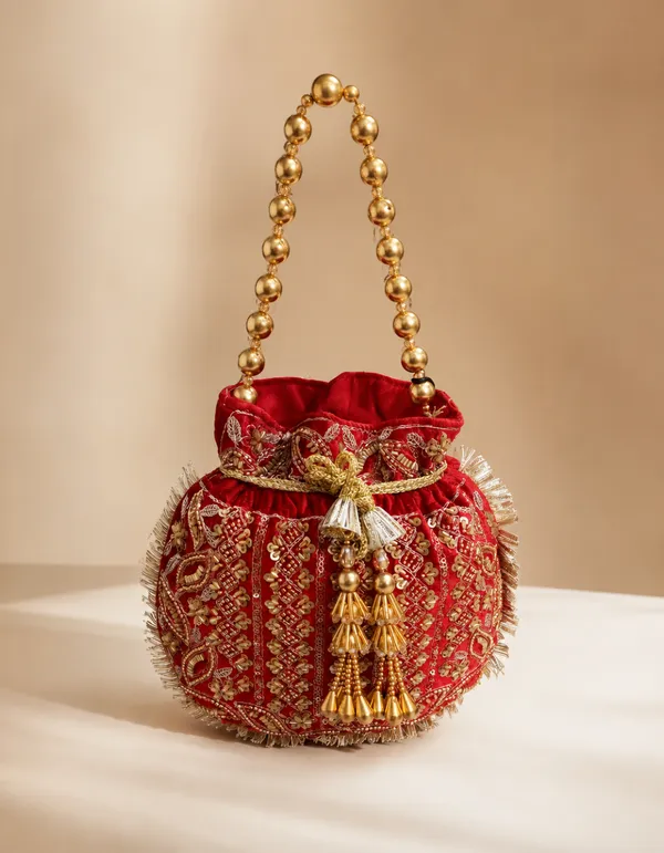 MAUZZEI_Bloom_Potli-_Red