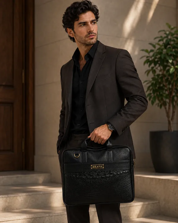 AKAVA_Vegan_Leather_Elegant_Style_Laptop_Bag