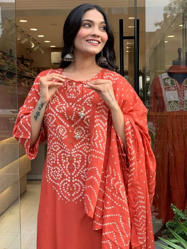 Women_Trendy_Cotton_Orange_Kurta_With_Pant_and_Dupatta