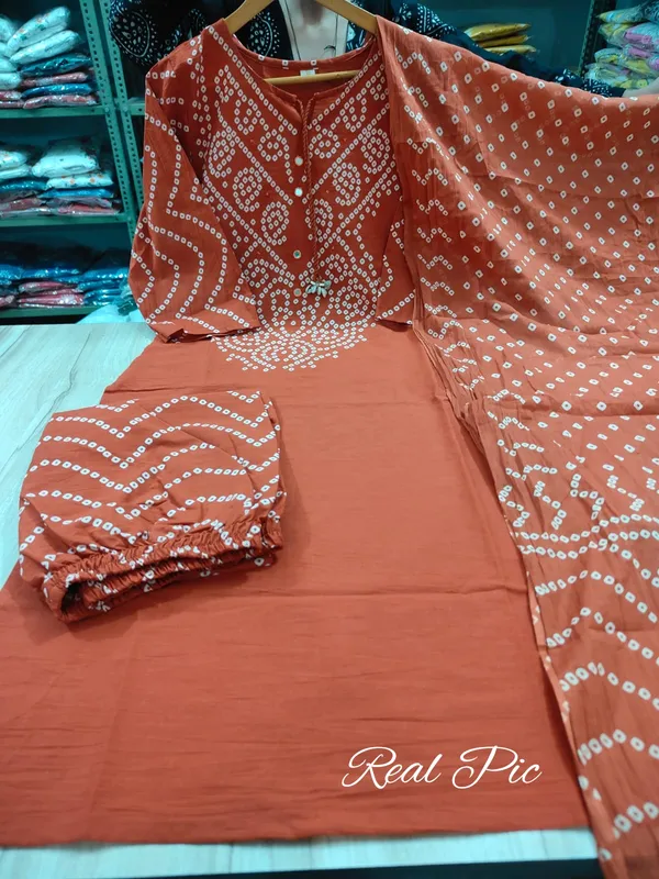 Women_Trendy_Cotton_Orange_Kurta_With_Pant_and_Dupatta