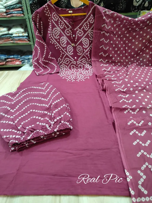 Women_Trendy_Cotton_Wine_Kurta_With_Pant_and_Dupatta