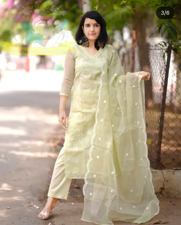 Women_Trendy_Cotton_Yellow_Kurta_With_Pant_and_Dupatta