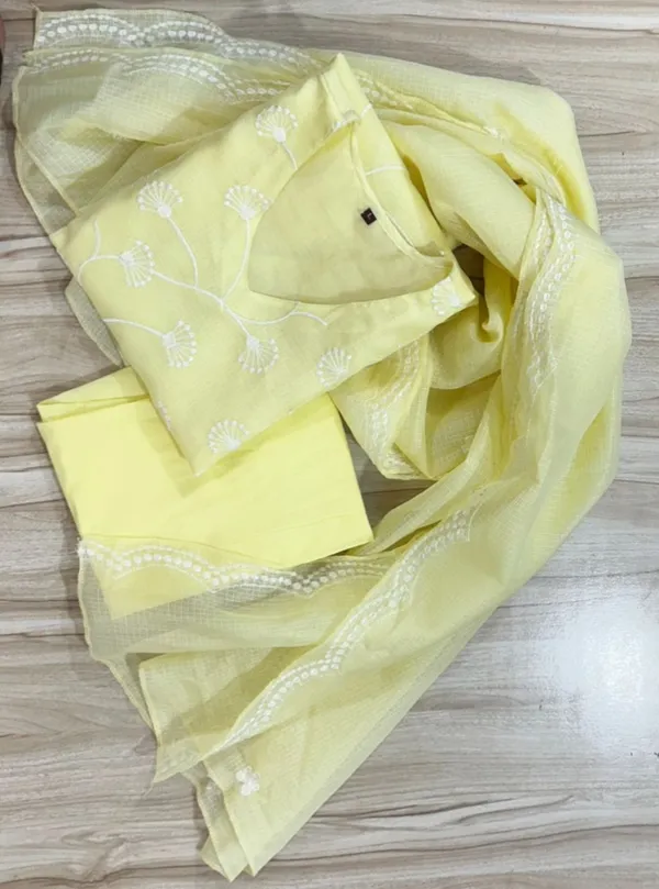Women_Trendy_Cotton_Yellow_Kurta_With_Pant_and_Dupatta