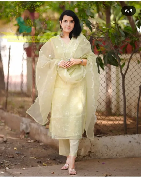 Women_Trendy_Cotton_Yellow_Kurta_With_Pant_and_Dupatta