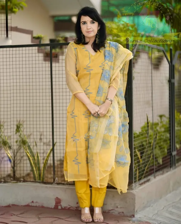 Women_Trendy_Cotton_Yellow_Kurta_With_Pant_and_Dupatta