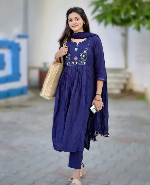 Women_Trendy_Cotton_Blue_Kurta_With_Pant_and_Dupatta