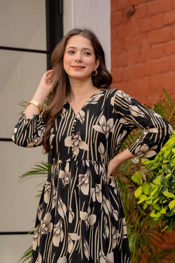 Black_Viscose_Rayon_Anarkali_Kurta_For_Women