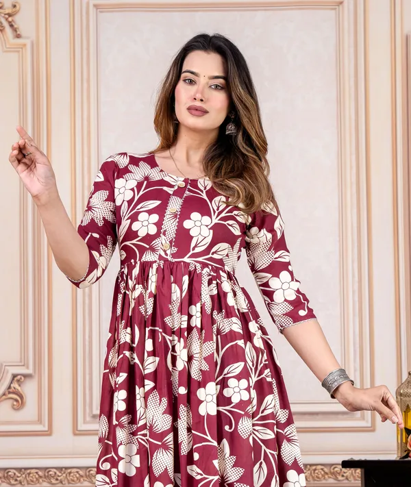 Maroon_Viscose_Rayon_Floral_Print_Anarkali_Gown_For_Women