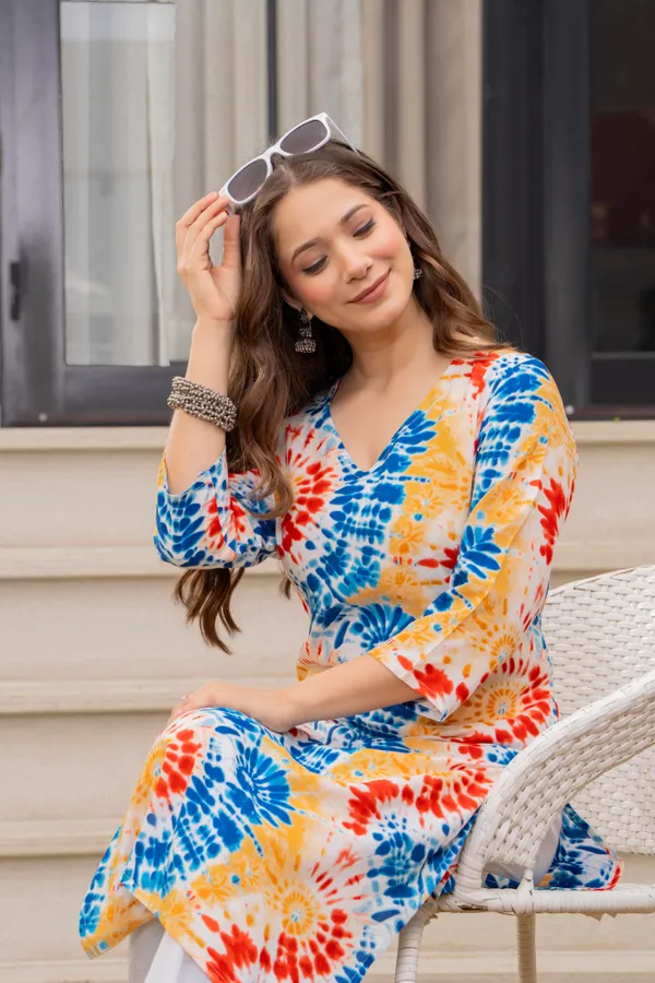 Blue_Viscose_Rayon_Tie-Dye_Straight_Kurta_For_Women