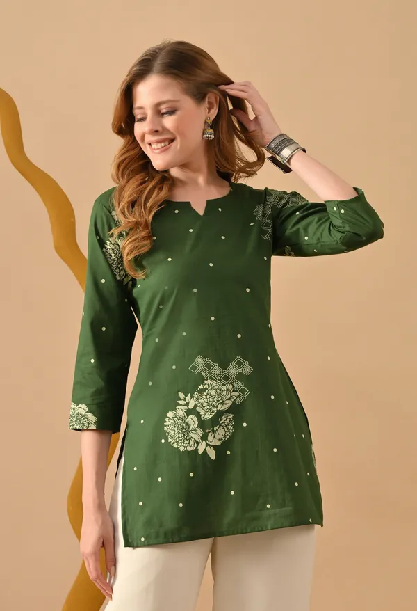 Green_Viscose_Rayon_Embroidered_Straight_Top_For_Women