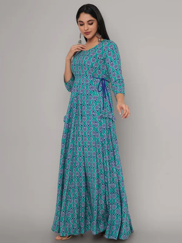 Blue_Viscose_Rayon_Anarkali_Gown_For_Women