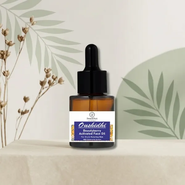 SwarnDhrā_Oushidhi_Beautyberry_Activated_Face_Oil_With_Dropper